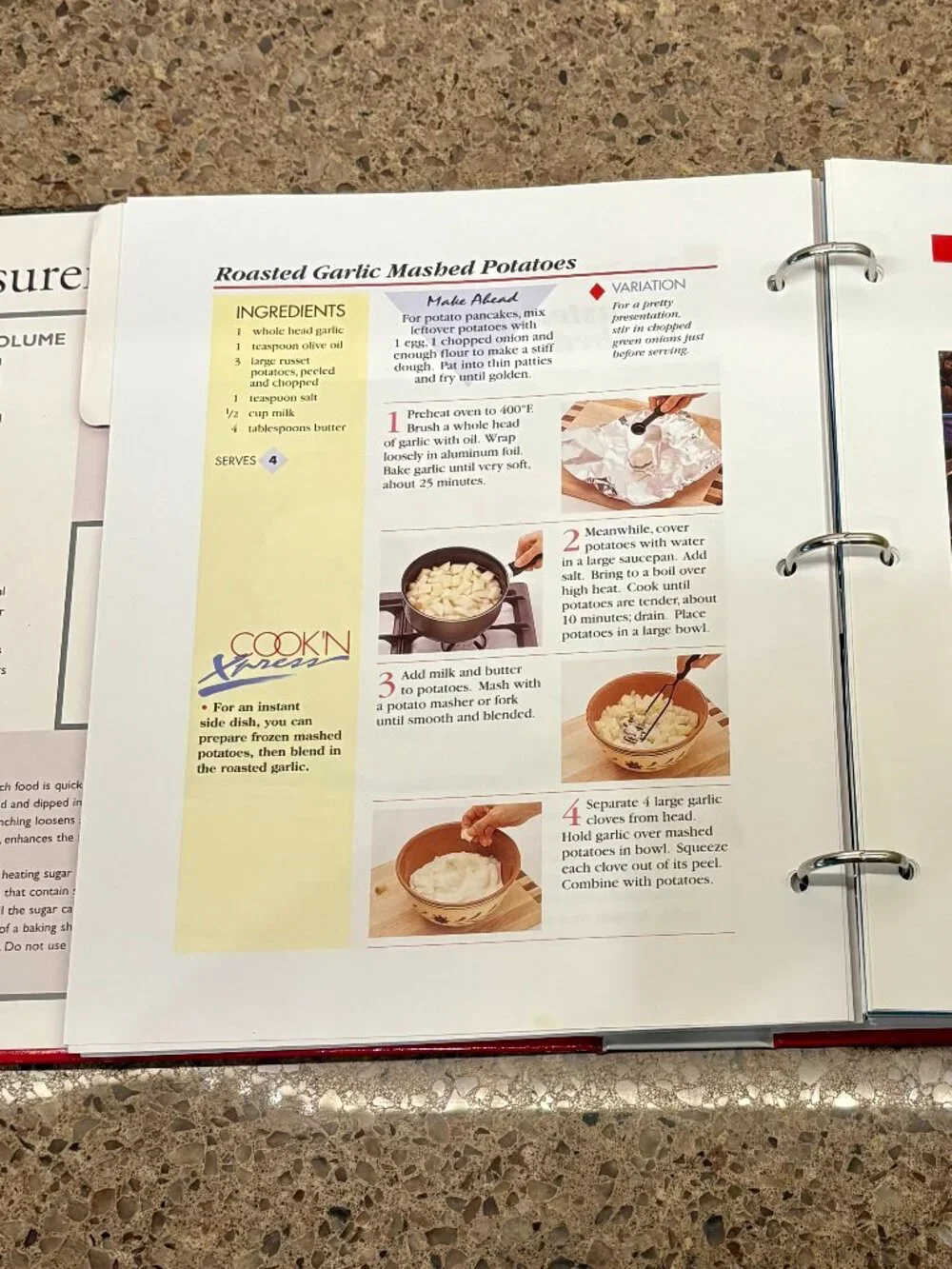The Best of Everyday Cooking 3-Ring Binder Cookbook - Hardcover Book